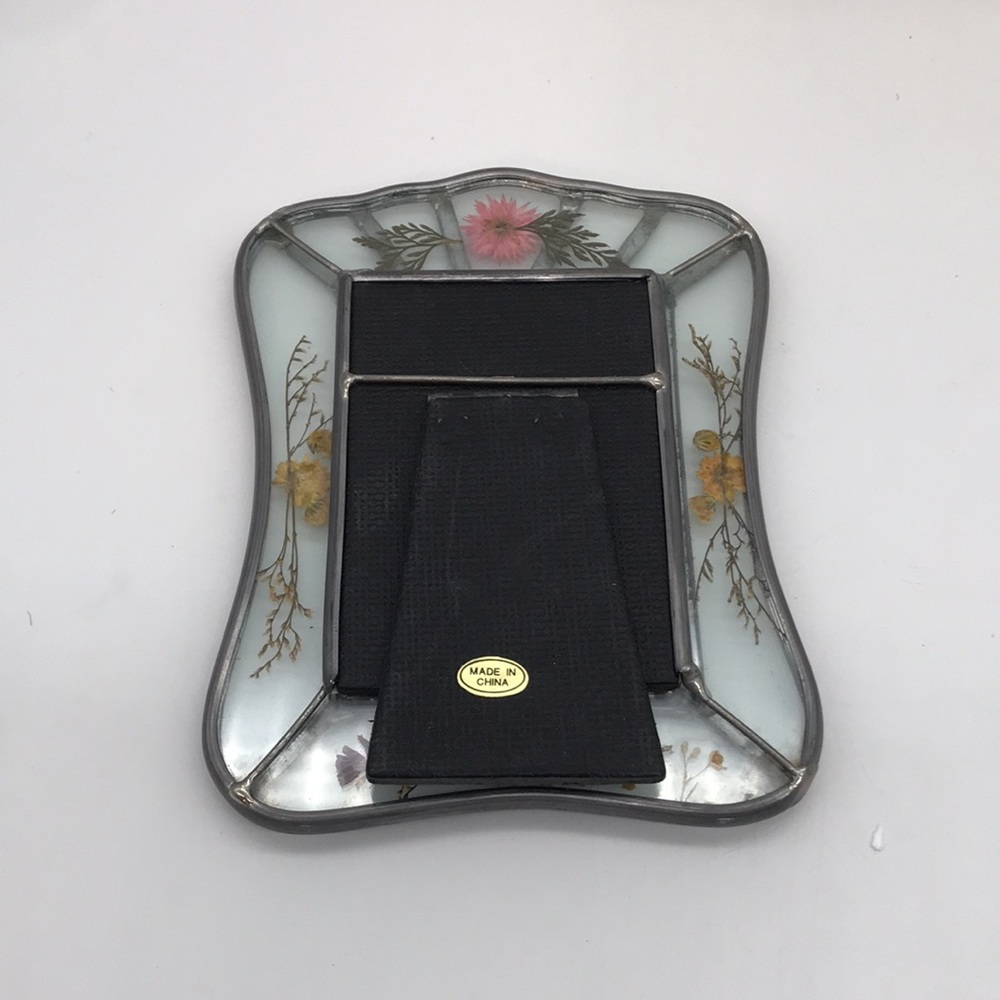 Vintage Hand Crafted Leaded Square Glass Frame - Picture 4 of 5